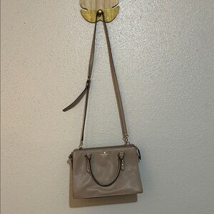 Kate Spade Beige Leather Satchel